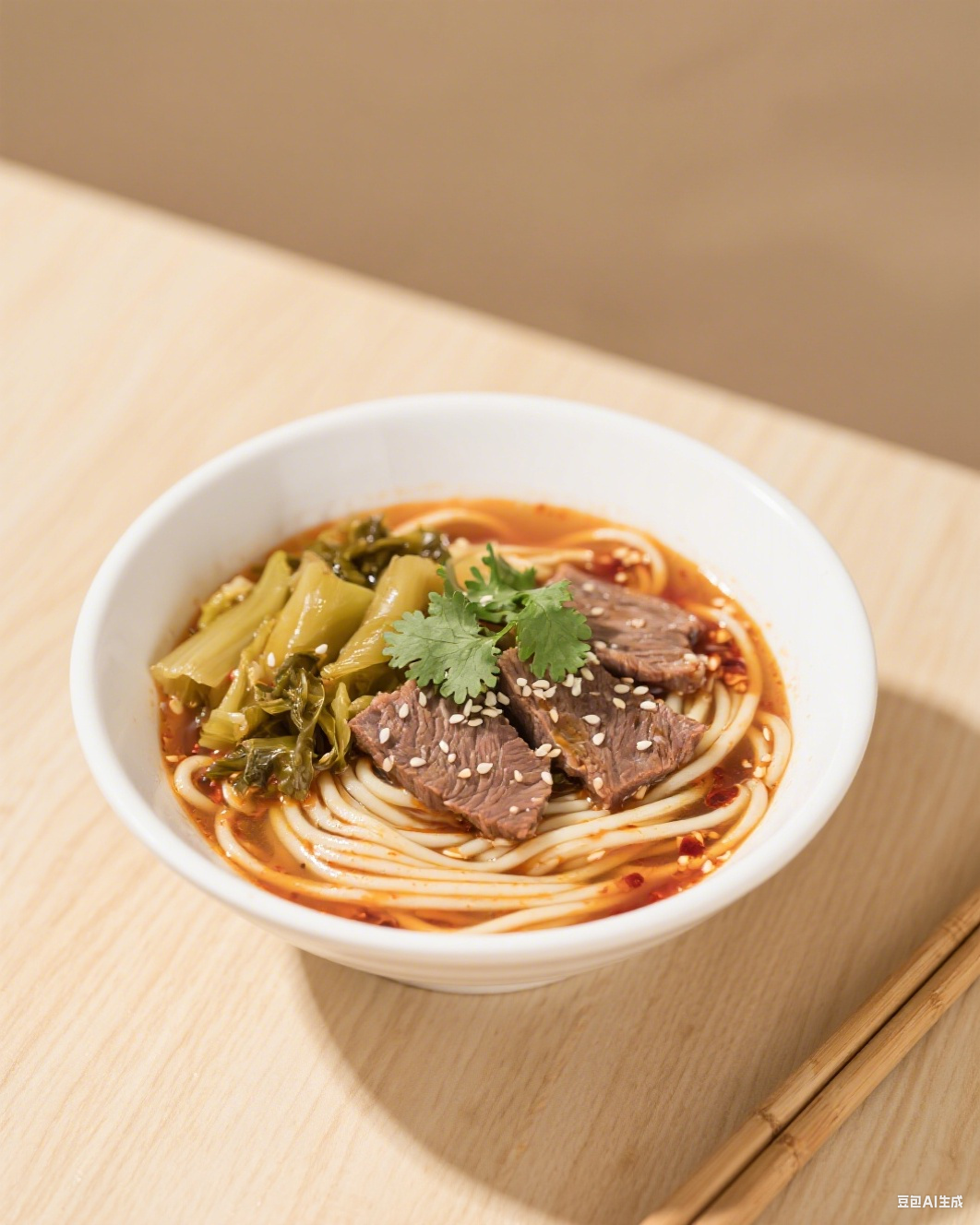 Chili Garlic Beef Noodles